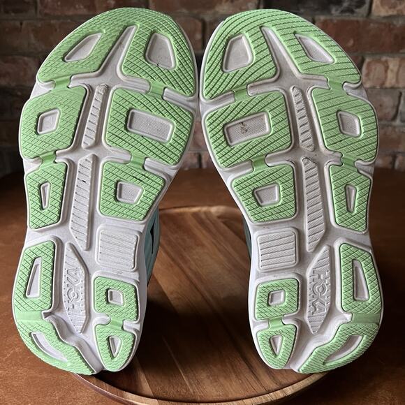Hoka One One Bondi 9 Luna Moth Blue Spark Men's 8.5 Road Running Shoes Sneakers - Picture 6 of 16